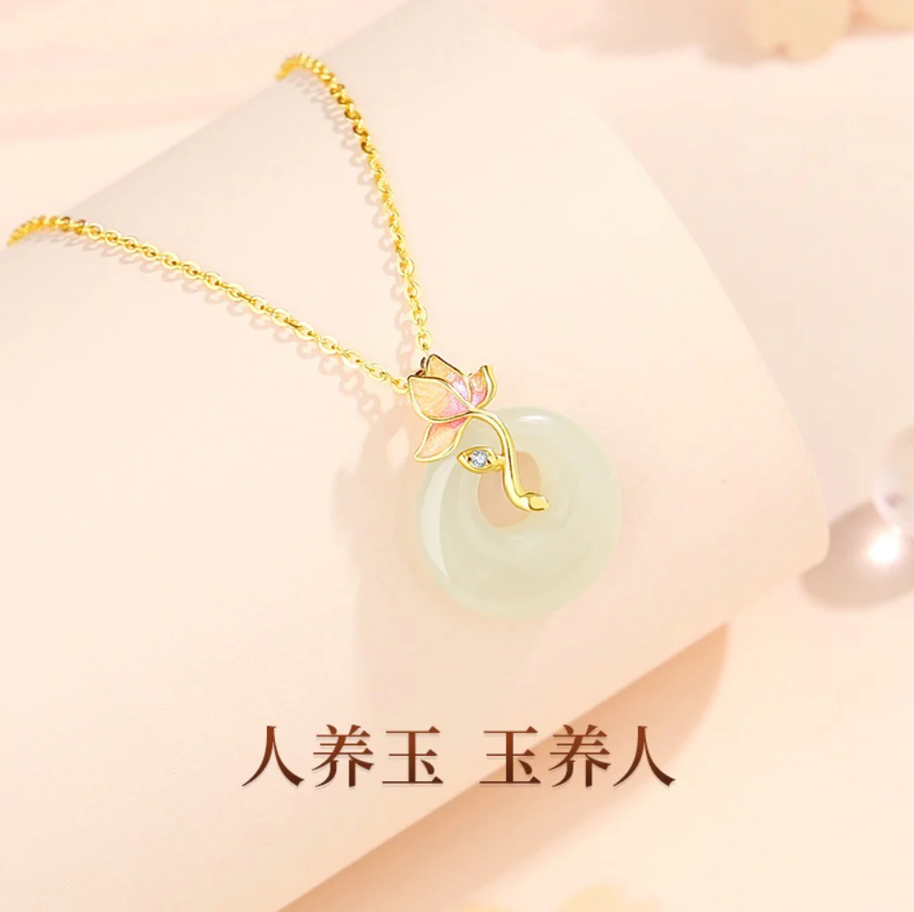 Camellia Pendant Necklace - Image 3