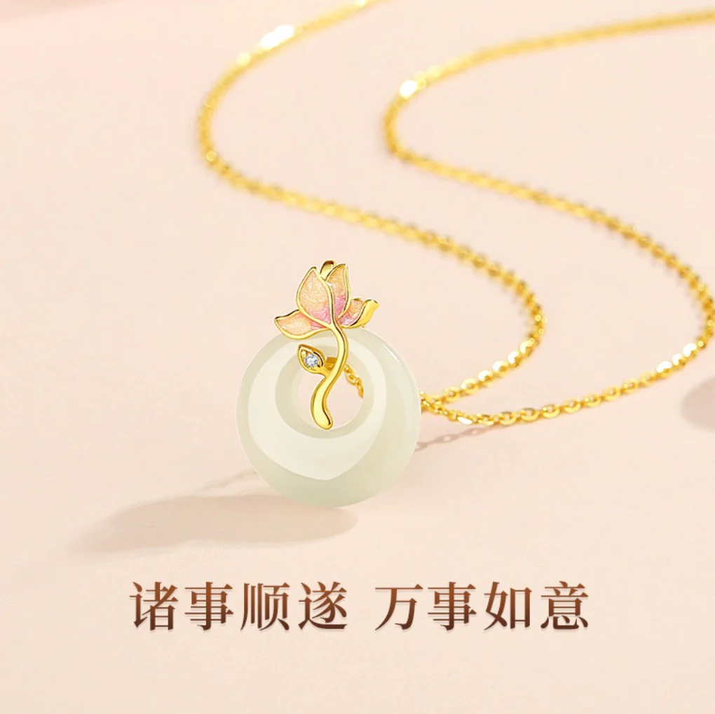 Camellia Pendant Necklace - Image 5