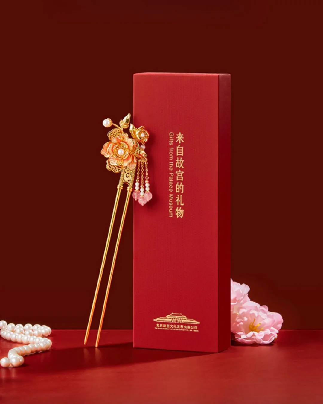 Crown of Peonies Hairpin - Image 10