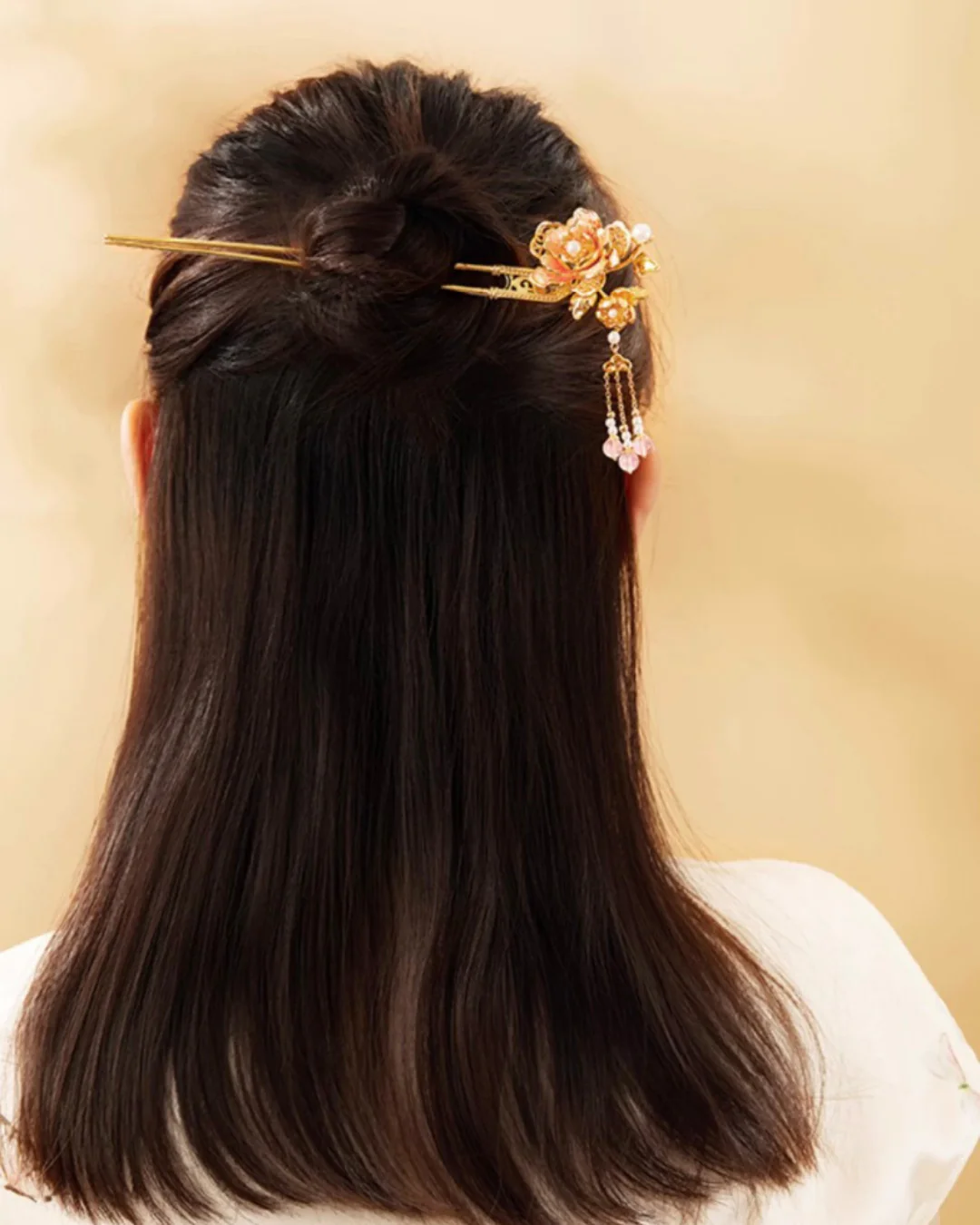 Crown of Peonies Hairpin - Image 8