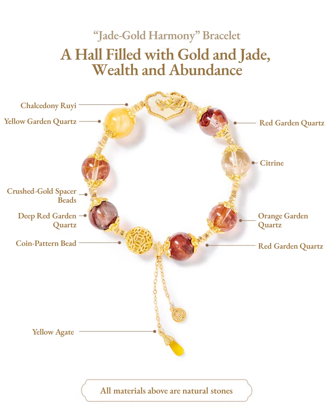 Ruyi Natural Gemstones Bracelets - Image 5