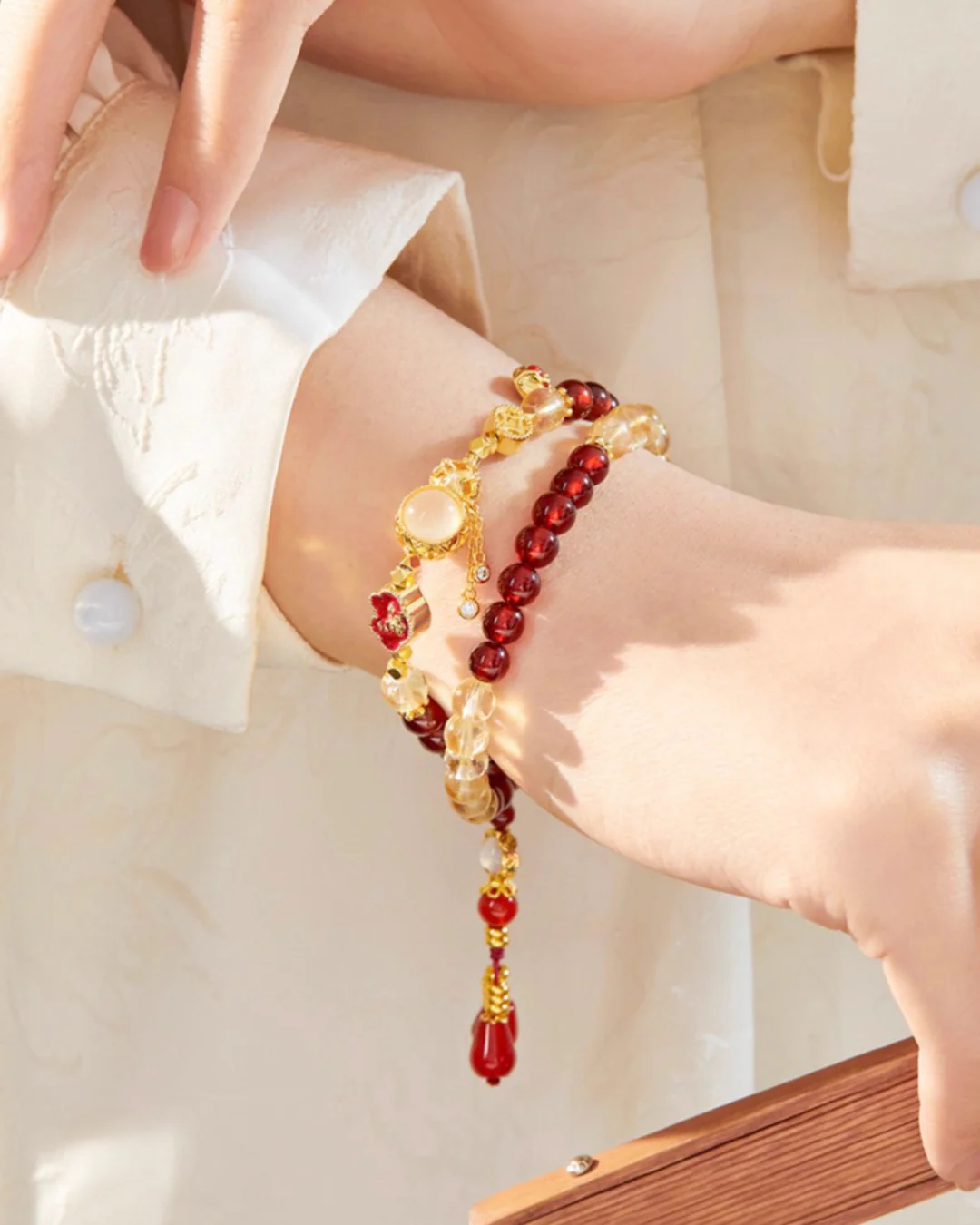 Five Blessings Dual-Loop Bracelet - Image 13