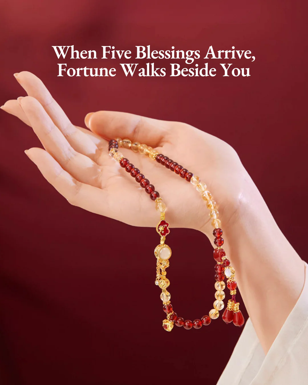 Five Blessings Dual-Loop Bracelet - Image 4