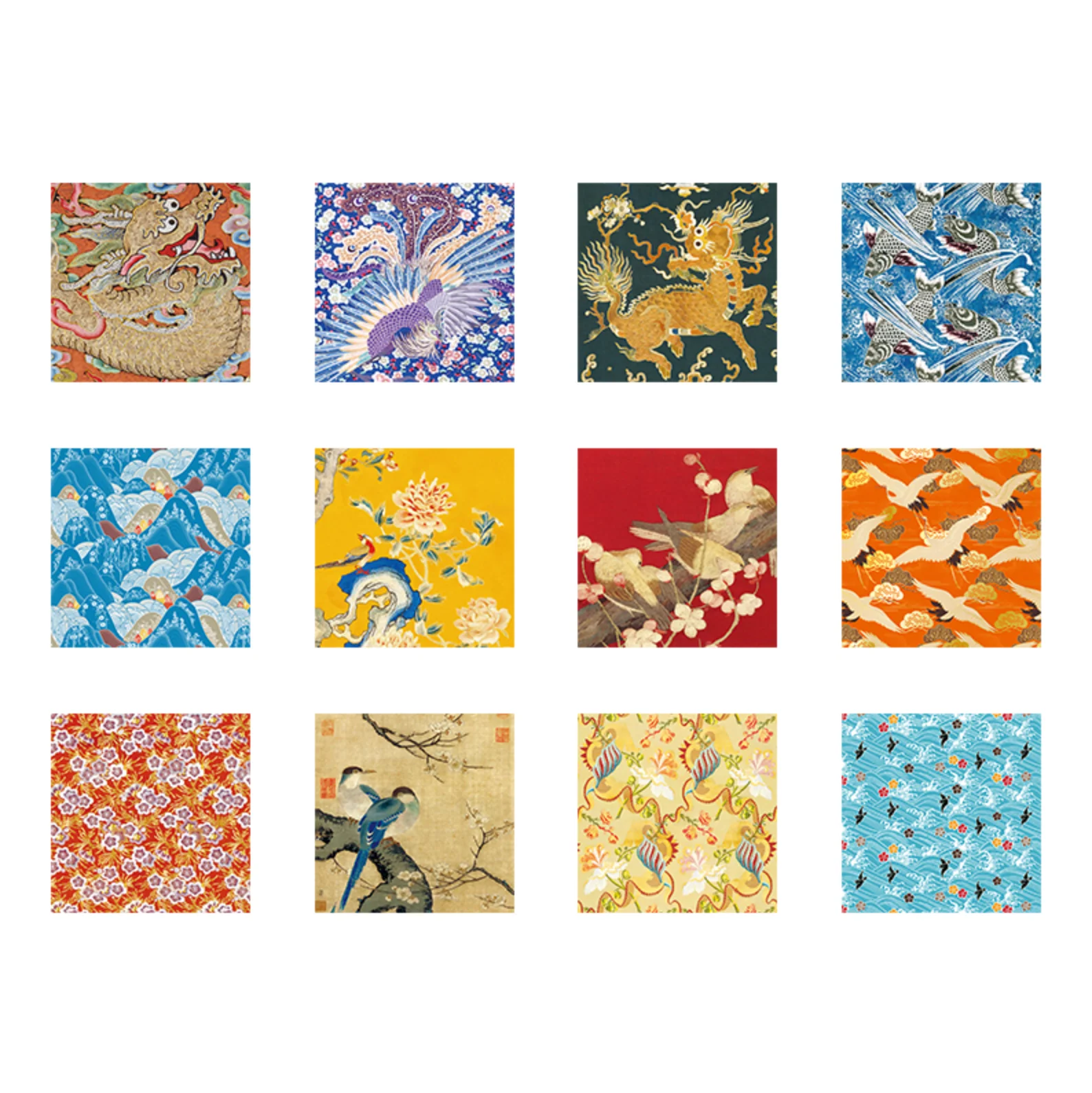 Forbidden City Historical Embroidery Greeting Cards - Image 19