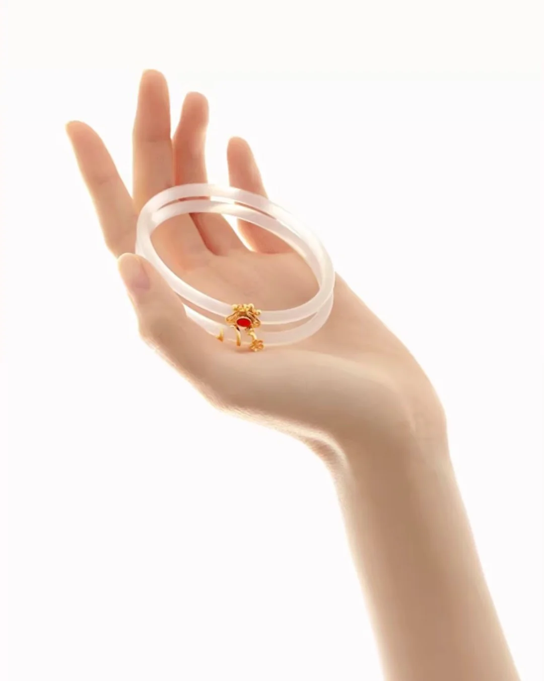 Imperial Ruyi Jade Duo Bangles - Image 18