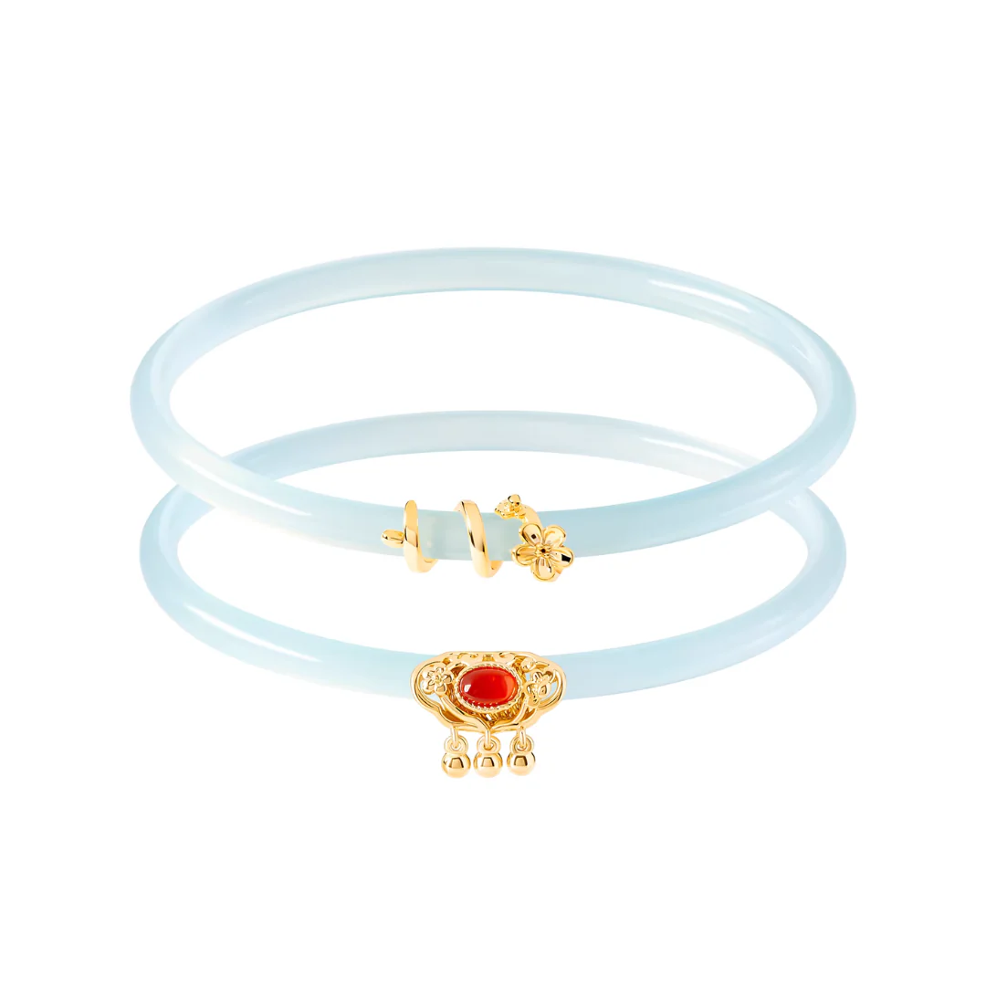 Imperial Ruyi Jade Duo Bangles - Image 24
