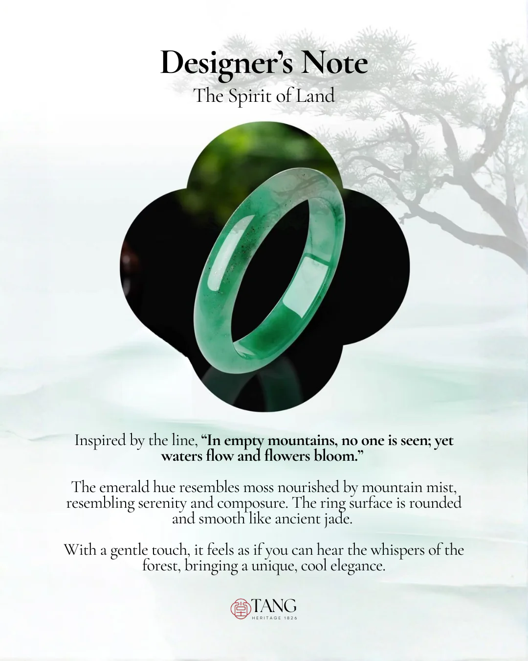 Mountain Mist African Jade Bangle - Image 3