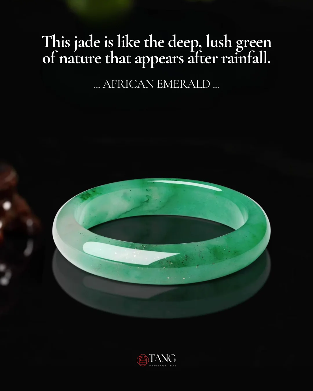 Mountain Mist African Jade Bangle - Image 4