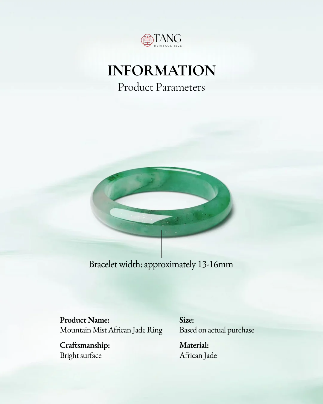 Mountain Mist African Jade Beaded Bracelet - Image 8