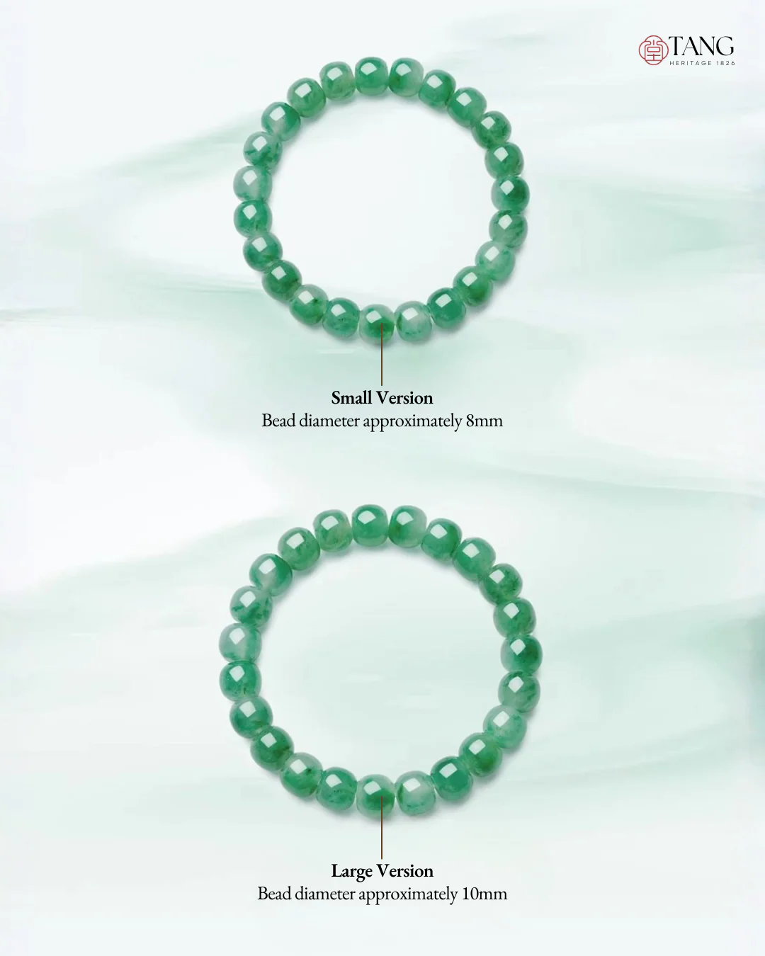 Mountain Mist African Jade Beaded Bracelet - Image 9
