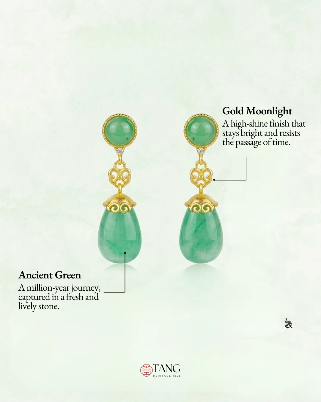 Mountain Mist African Jade Drop Earrings - Image 7