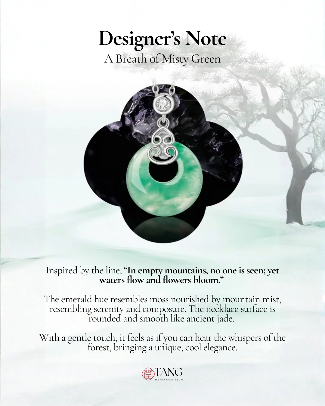 Mountain Mist African Jade Gourd Necklace - Image 3