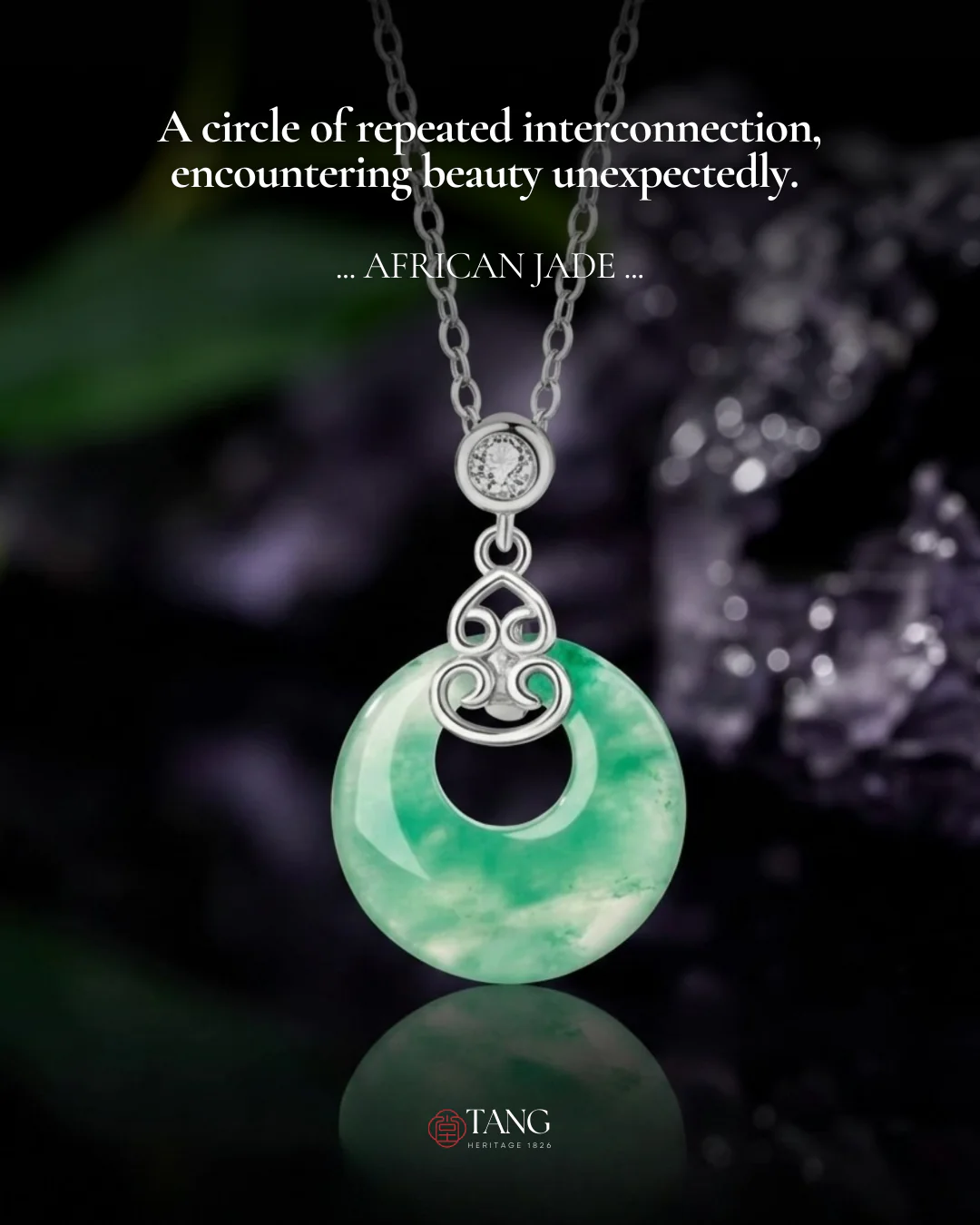 Mountain Mist African Jade Gourd Necklace - Image 4