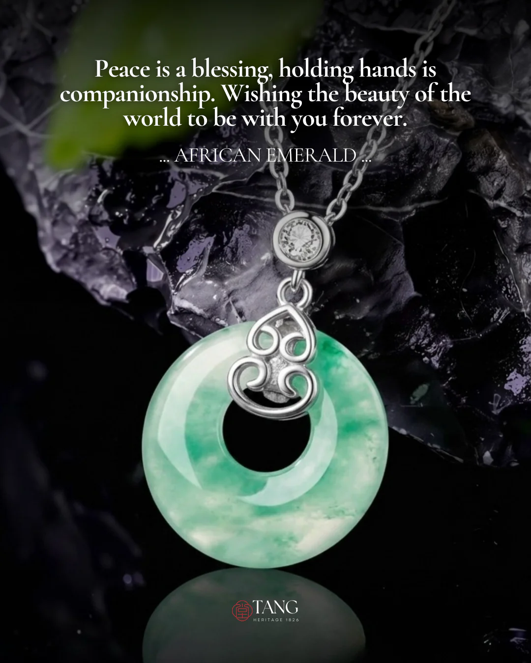 Mountain Mist African Jade Gourd Necklace - Image 6