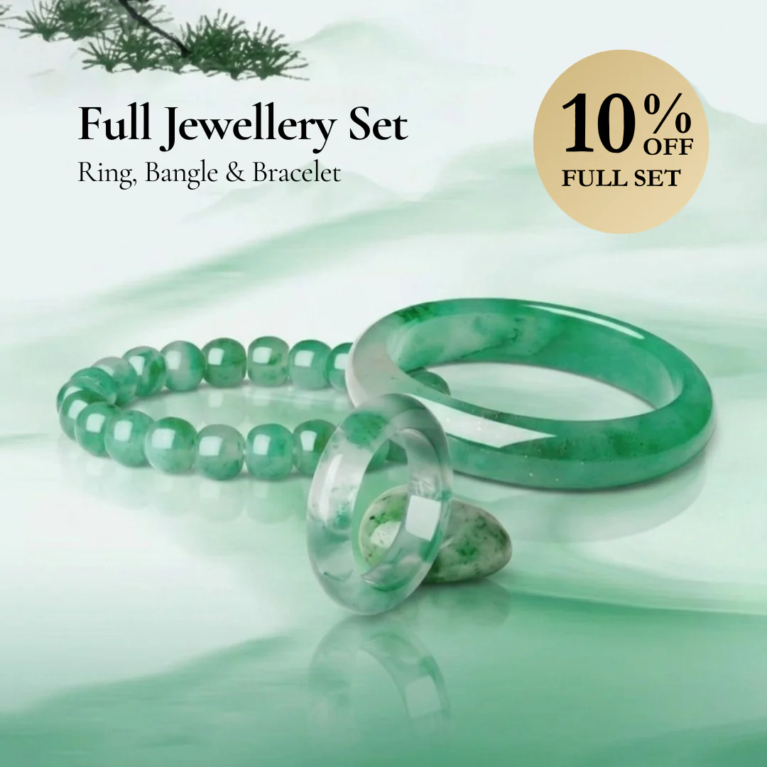 Mountain Mist African Jade Bangle - Image 11