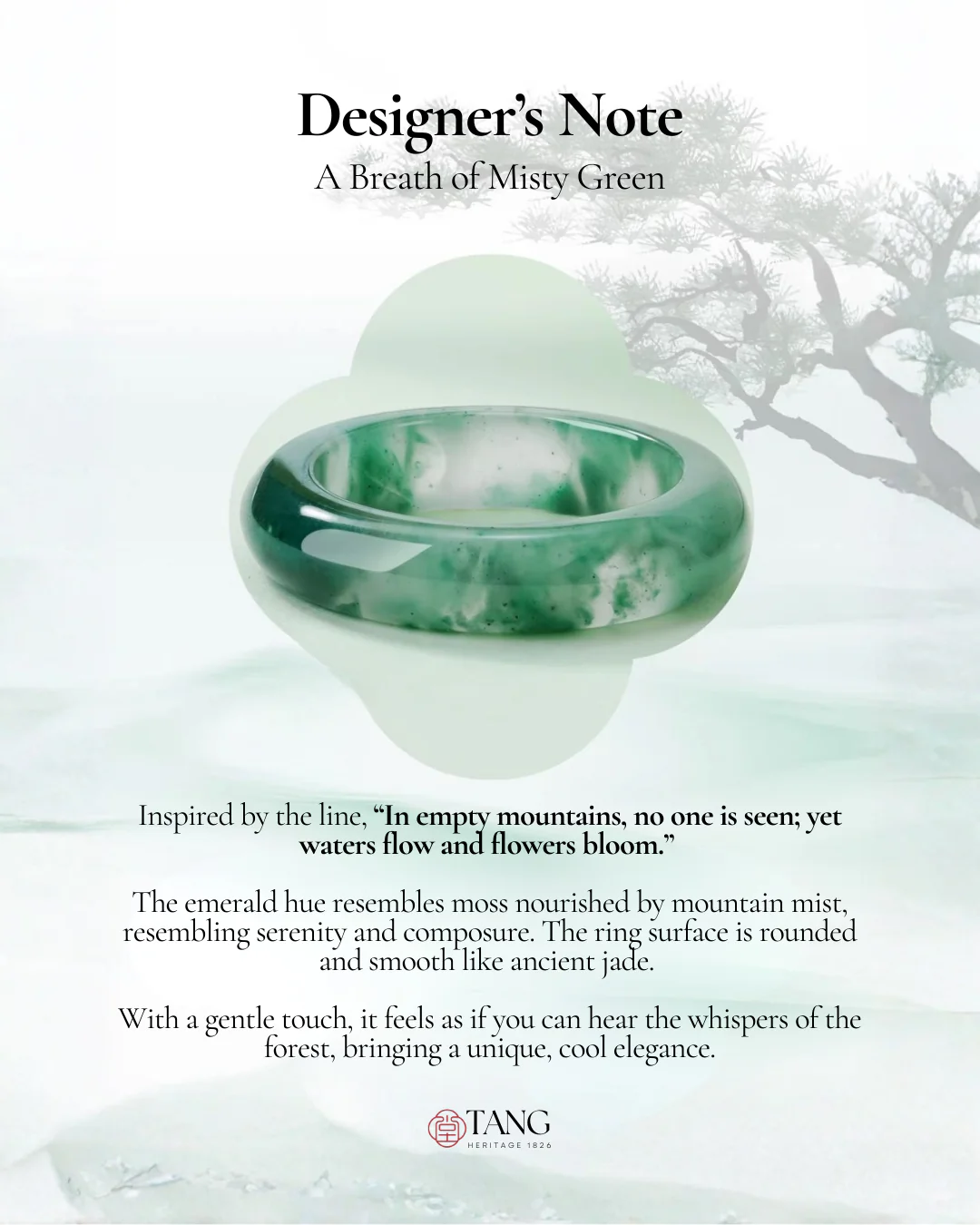 Mountain Mist African Jade Ring - Image 3