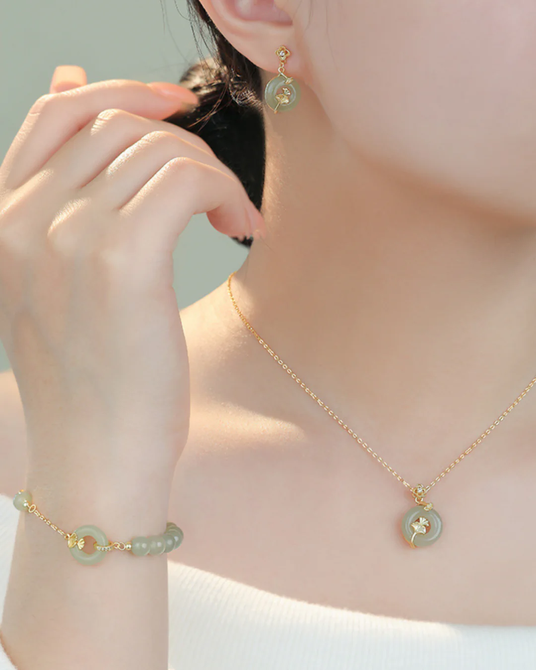 Rei Jade Jewellery Set - Image 10