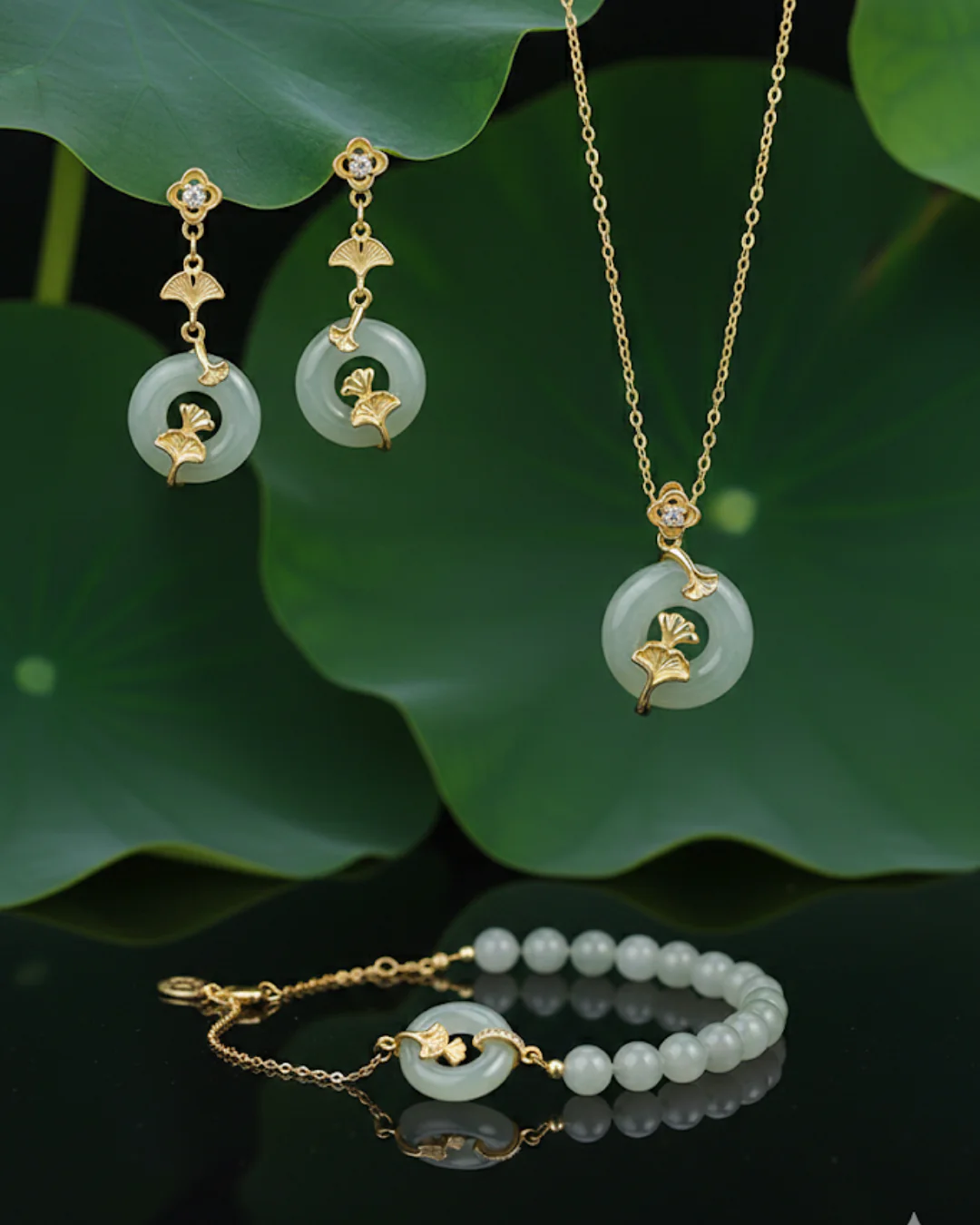 Rei Jade Jewellery Set - Image 9