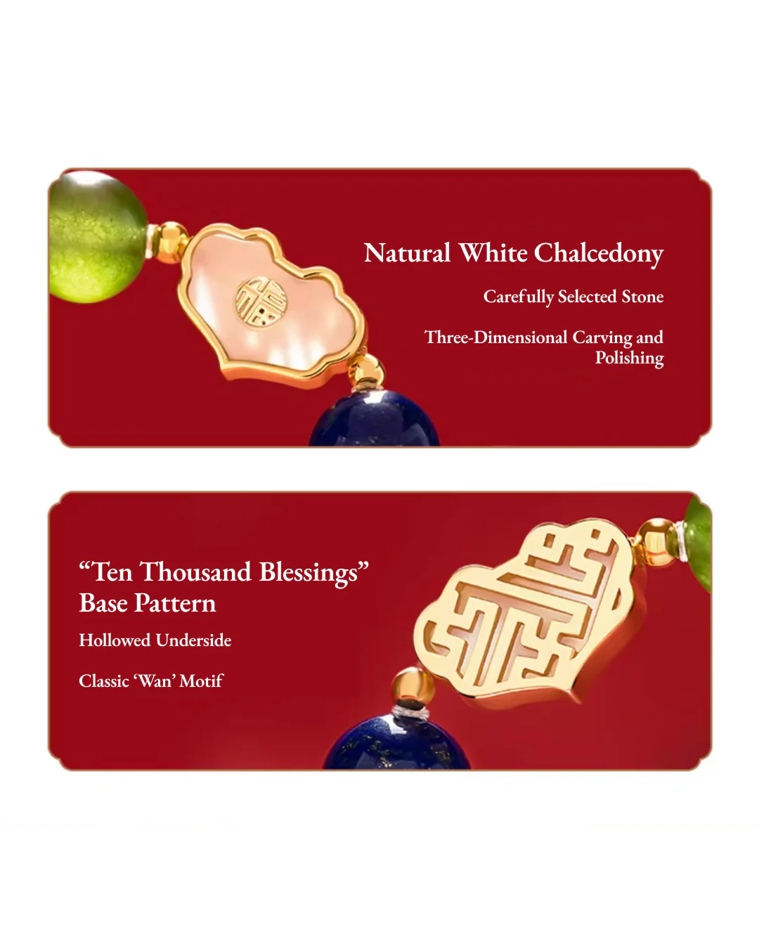 Ruyi Natural Gemstones Bracelets - Image 11