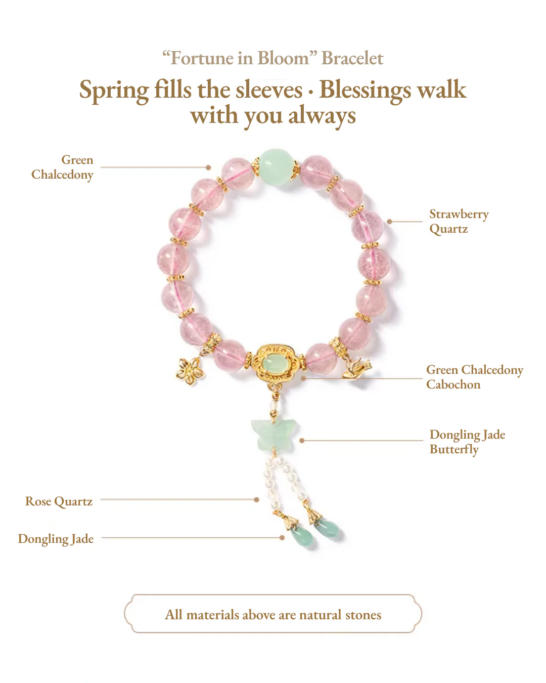 Ruyi Natural Gemstones Bracelets - Image 20