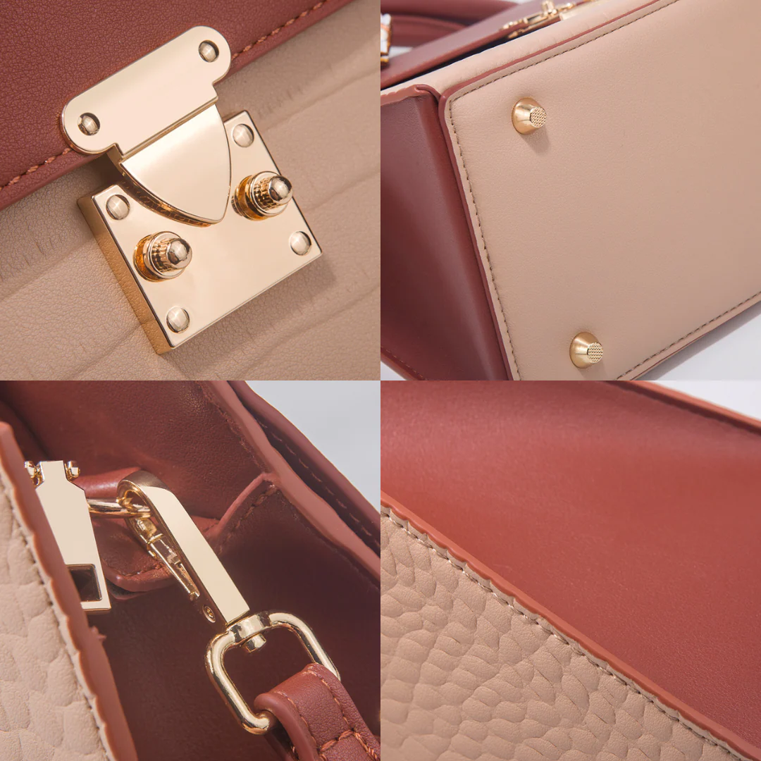 Tang Red 29 Crocodile-Embossed Tote - Image 13