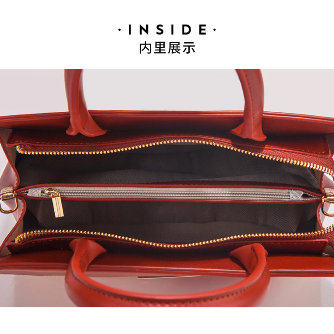 Tang Red 29 Embroidered Peony Tote - Image 10