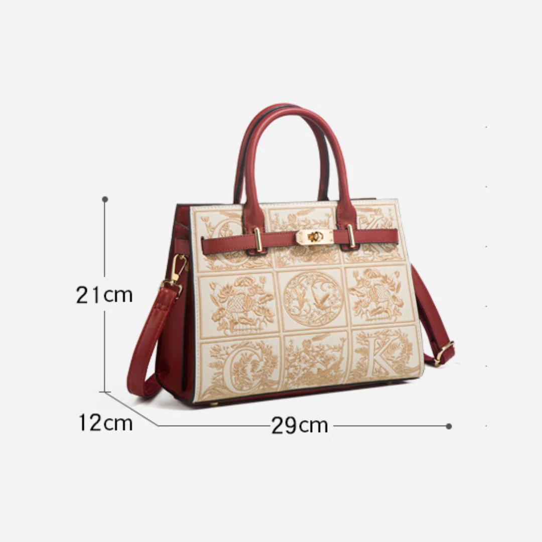 Tang Red 29 Regal Tote II - Image 8