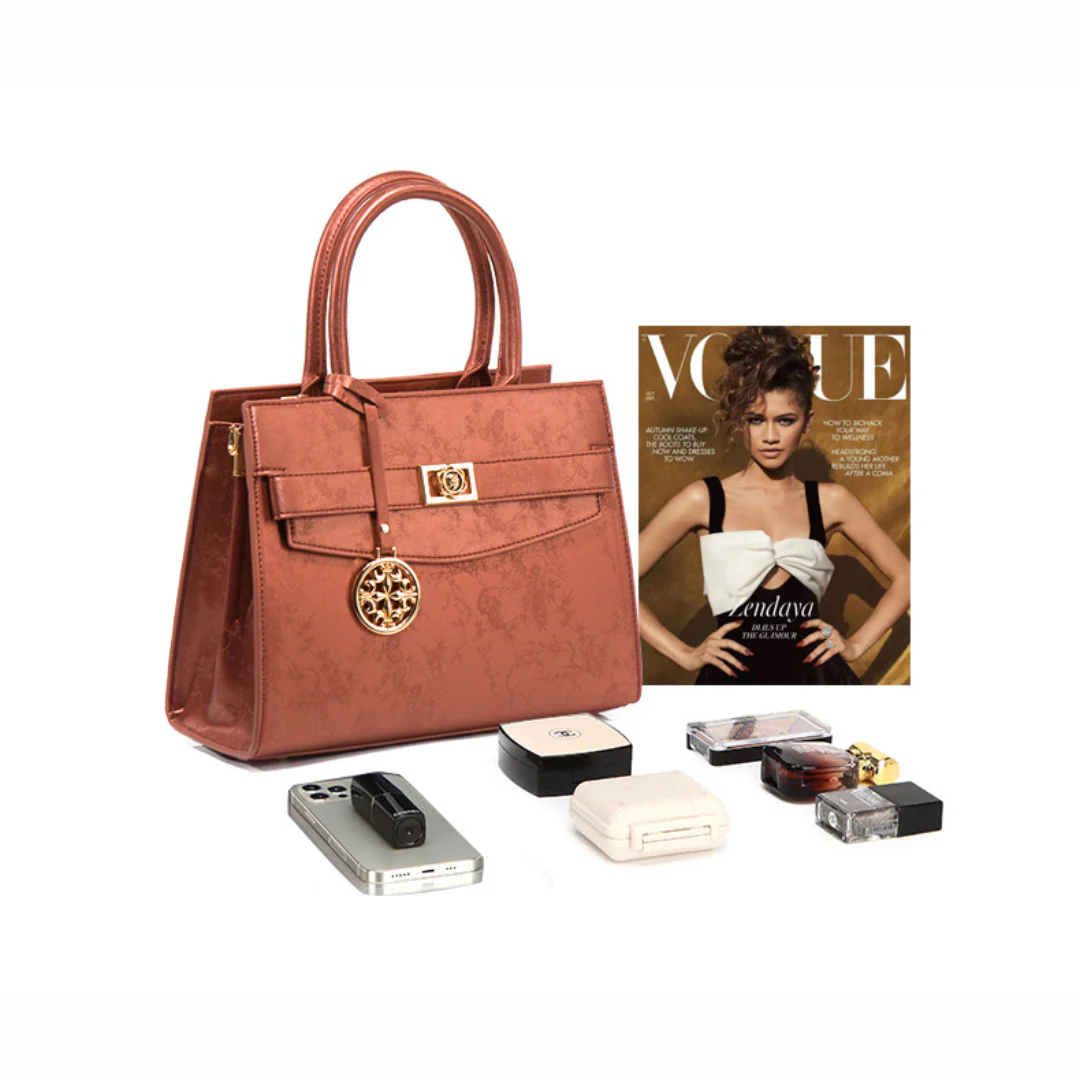 Tang Red 27 Silk Tote Bag - Image 10