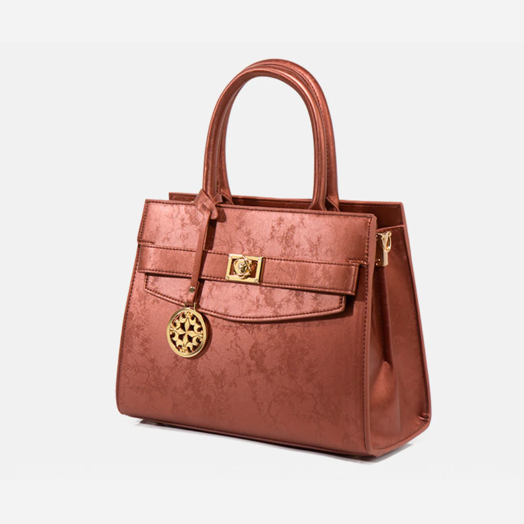 Tang Red 27 Silk Tote Bag - Image 3