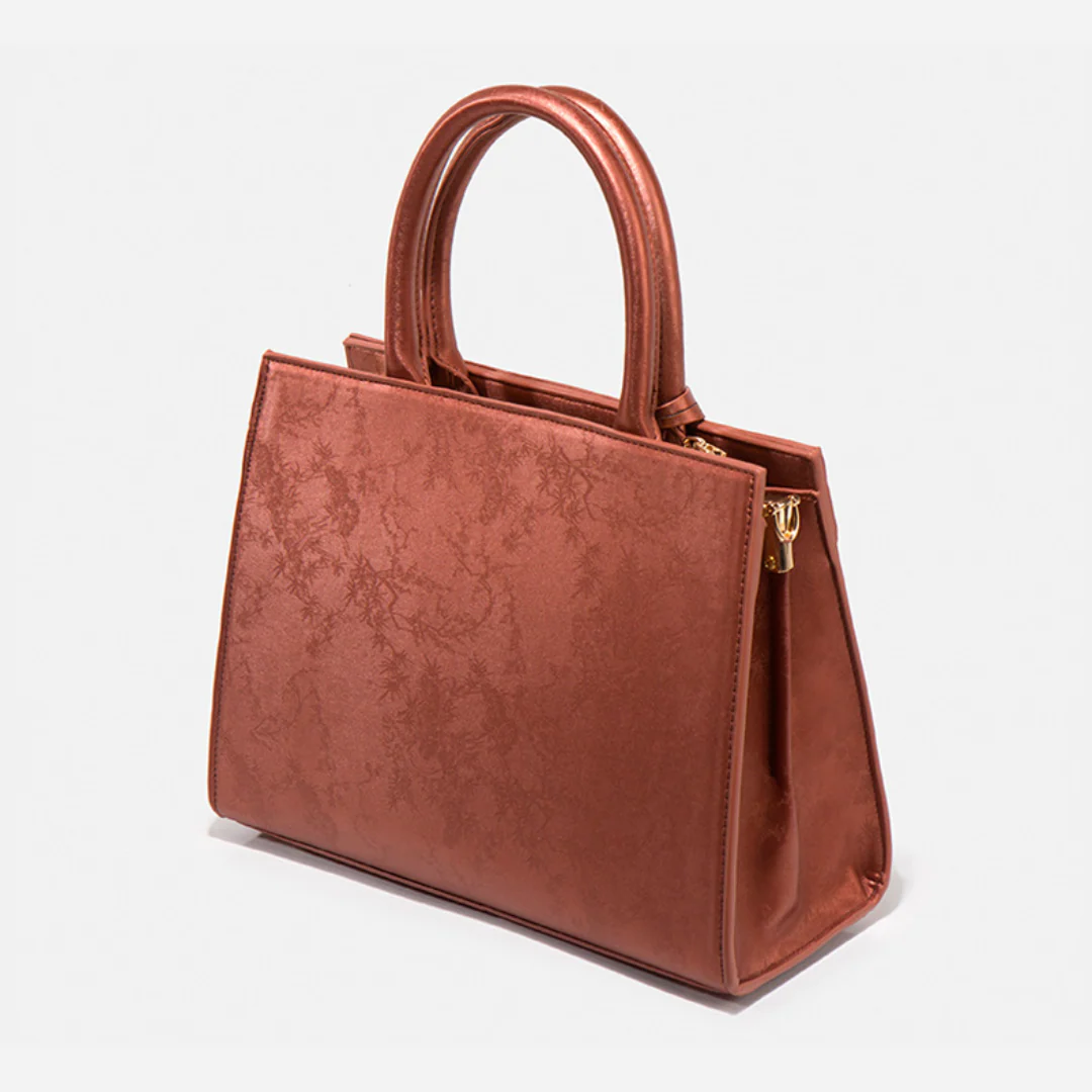 Tang Red 27 Silk Tote Bag - Image 4