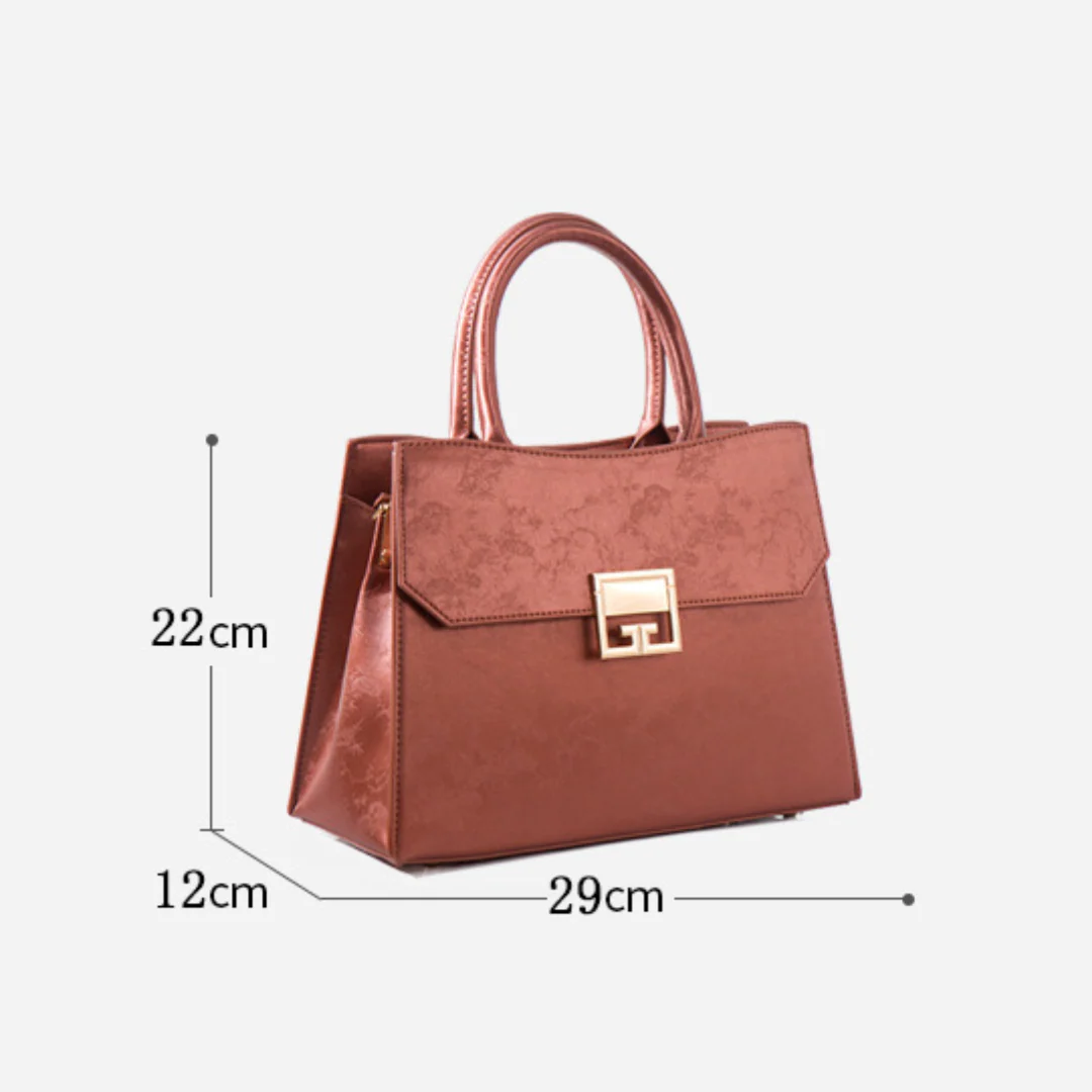 Tang Red 29 Silk Tote Bag II - Image 11
