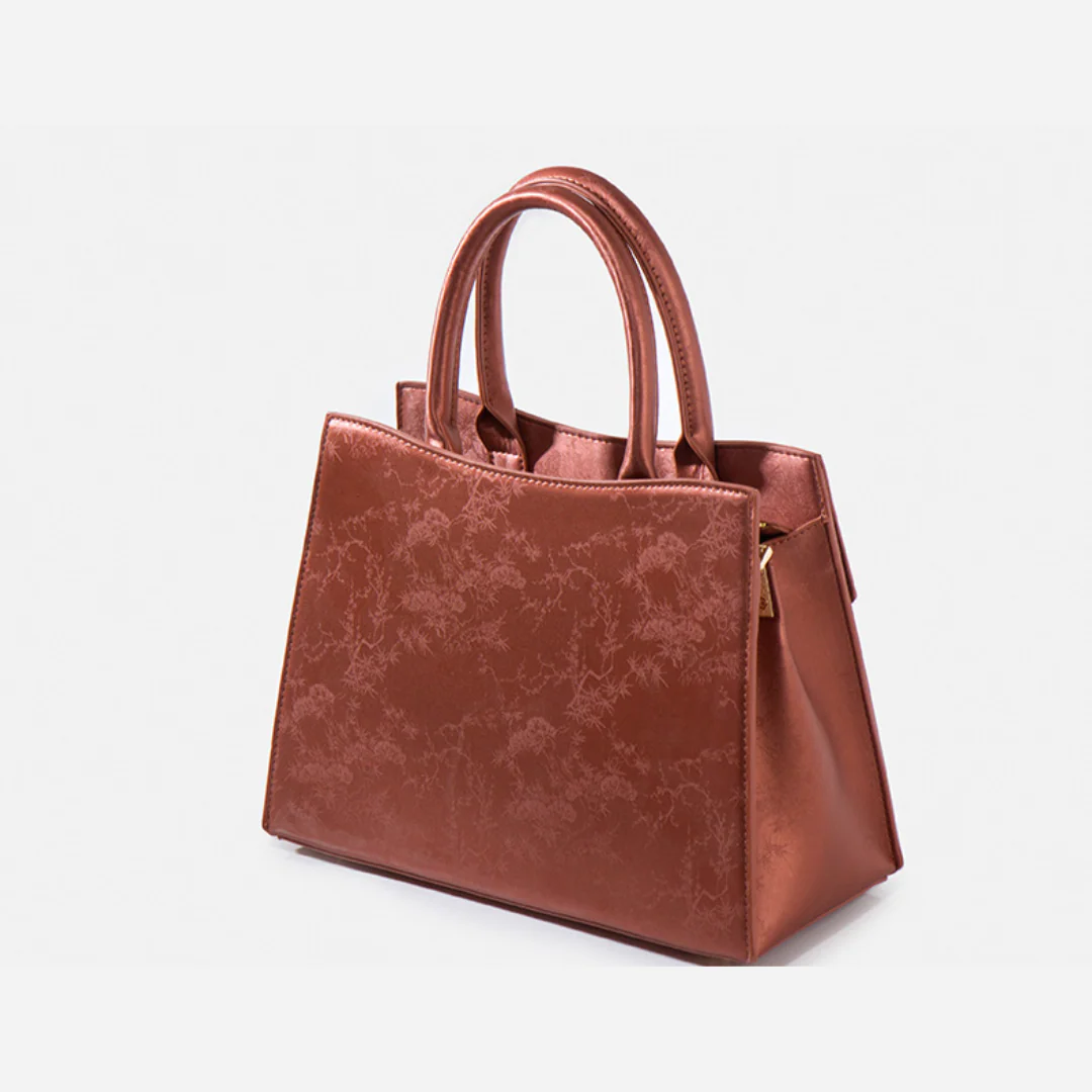 Tang Red 29 Silk Tote Bag II - Image 8